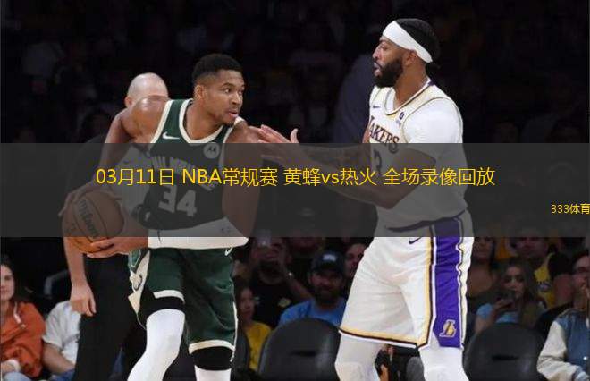 03月11日 NBA常規(guī)賽 黃蜂vs熱火 全場(chǎng)錄像回放